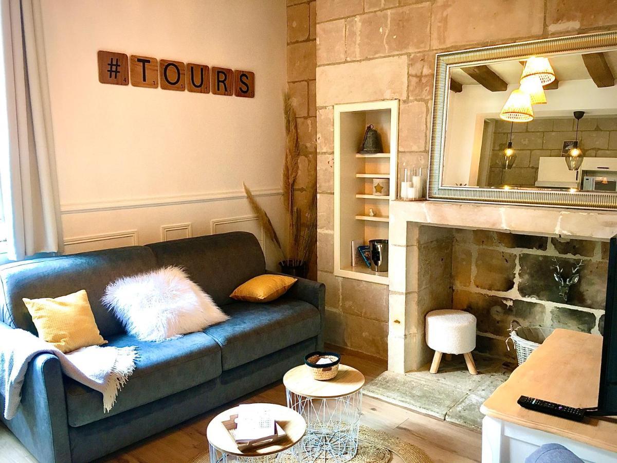Vieux Tours, Charmant T2 40M2, 4 Pers, Lumineux Luaran gambar