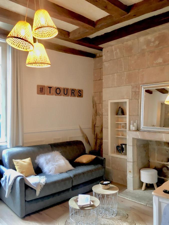Vieux Tours, Charmant T2 40M2, 4 Pers, Lumineux Luaran gambar